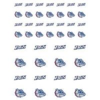 Gonzaga Bulldogs Decals: Gonzaga Small Sticker Sheet 2 Sheets