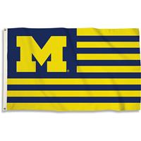 Michigan Wolverines 3' x 5' Flag - Stripes