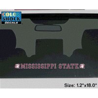Mississippi State Bulldogs Decal Strip - Mascot Heads With Mississippi State University