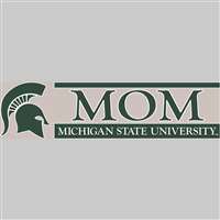 Michigan State Spartans Die Cut Decal Strip - Mom