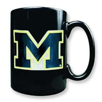Michigan 15oz Black Ceramic Mug