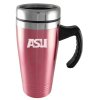 Arizona State Sun Devils Engraved 16oz Stainless Steel Travel Mug - Pink