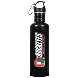 Ohio State Aluminum Water Bottle - Wide Mouth - Black