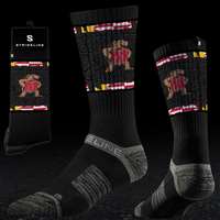 Maryland Terrapins Strideline Strapped Fit 2.0 Socks - Black