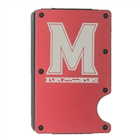 Maryland Terrapins Aluminum RFID Cardholder - Red