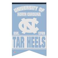 North Carolina Tar Heels Premium Felt Banner - 17" X 26"