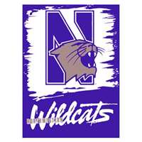 Northwestern Wildcats Banner/vertical Flag 27" X 37"
