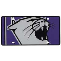Northwestern Wildcats Full Color Mega Inlay License Plate