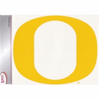Oregon Ducks Logo Transfer Decal - 6" x 9.75" - Yellow