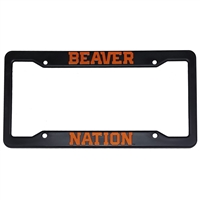 Oregon State Beavers Plastic License Plate Frame -