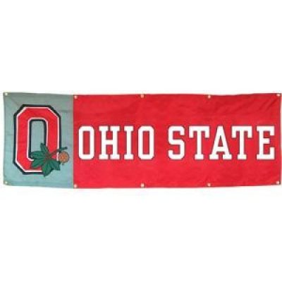 Ohio State Big Giant Banner - Red/grey