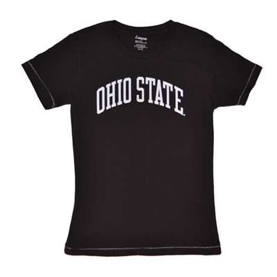 Ohio State T-shirt - Women's By League - Vintage Black