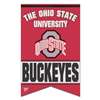 Ohio State Buckeyes Premium Felt Banner - 17" X 26"