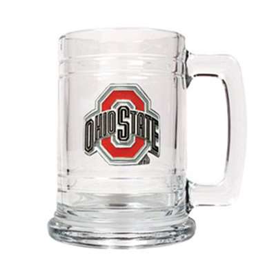 Ohio State Buckeyes 16oz Glass Tankard