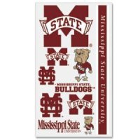 Mississippi State Temporary Tattoos