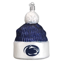 Penn State Nittany Lions Glass Christmas Ornament