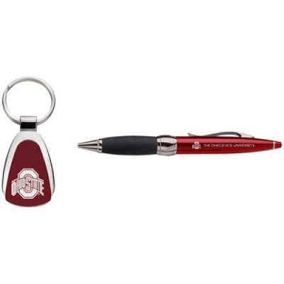 Ohio State Buckeyes Pen And Keytag Gift Set - Red