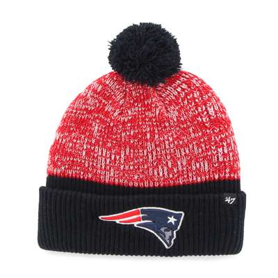 New England Patriots '47 Brand NFL Backdrop Cuff Knit Beanie