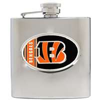 Cincinnati Bengals Stainless Steel Hip Flask