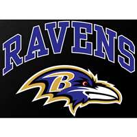 Baltimore Ravens Full Color Die Cut Transfer Decal - 6" x 6"