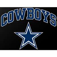 Dallas Cowboys Full Color Die Cut Transfer Decal - 6" x 6"