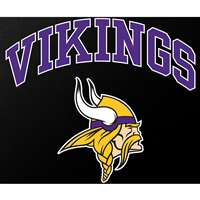 Minnesota Vikings Full Color Die Cut Transfer Decal - 6" x 6"