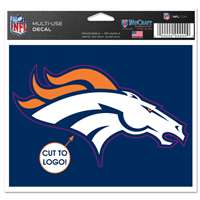 Denver Broncos Multi Use Perfect Cut Decal