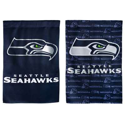 Seattle Seahawks Suede Flag - 12.5" x 18"