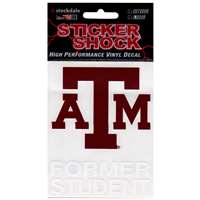 Texas A&M Aggies Transfer Decal - Former Student