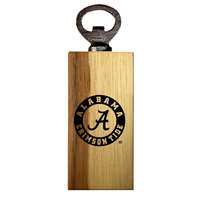 Alabama Crimson Tide Wooden Bottle Opener