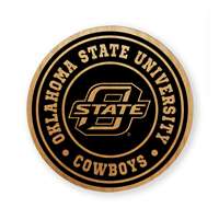 Oklahoma State Cowboys Alderwood Coasters - Set of 4