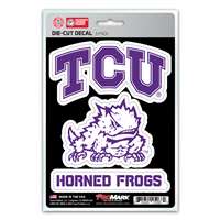 TCU Horned Frogs Decals - 3 Pack