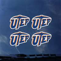UTEP Miners Transfer Decals - Set of 4