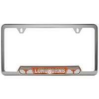 Texas Longhorns Stainless Steel License Plate Frame