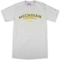 Michigan Football T-shirt - Michigan Arched Above