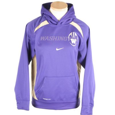 Nike Washington Huskies Youth Therma-fit Football Performance Hood