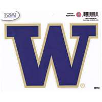 Washington Huskies Logo Decal - Small - 4.5" x 3.5" - Purple