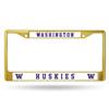 Washington Huskies Team Color Chrome License Plate Frame