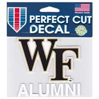 Wake Forest Demon Deacons Perfect Cut Decal - Alumni