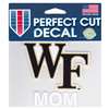 Wake Forest Demon Deacons Perfect Cut Decal - Mom