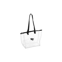 Wake Forest Demon Deacons Clear Stadium Tote Bag