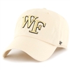 Wake Forest Demon Deacons 47 Brand Clean Up Adjustable Hat - Natural