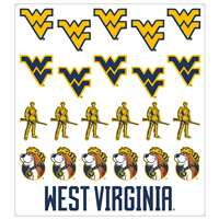 West Virginia Mountaineers Multi-Purpose Vinyl Sticker Sheet