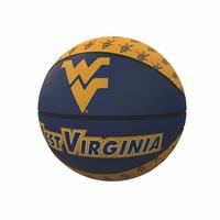 West Virginia Mountaineers Mini Rubber Repeating B
