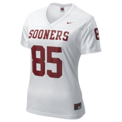 Nike Oklahoma Sooners Womens Replica Football Jersey - #85 White
