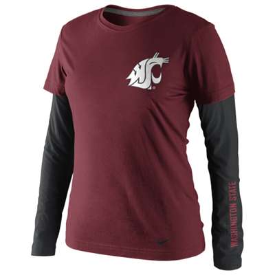 Nike Washington State Cougars Women's Seasonal Long Sleeve T-Shirt