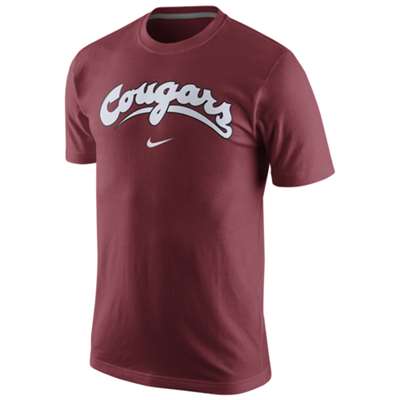 Nike Washington State Cougars Cotton Wordmark T-Shirt