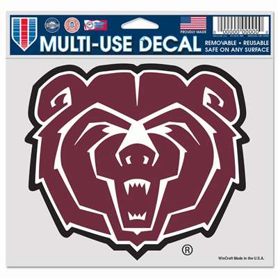 Missouri State University Bears Ultra Decal 4.5" x 6"