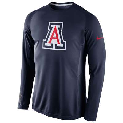 Nike Arizona Wildcats Long Sleeve Disruption Shooting Shirt