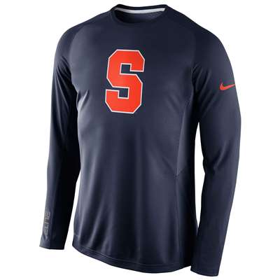Nike Syracuse Orange Long Sleeve Disruption Shooting Shirt